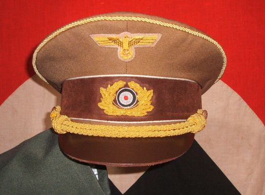 ヒトラー制帽、前期型、精密レプリカ | ナチス軍服販売 BWドイツ軍服販売 各国軍服販売【ＳＳクラブ ニーベールンゲン】