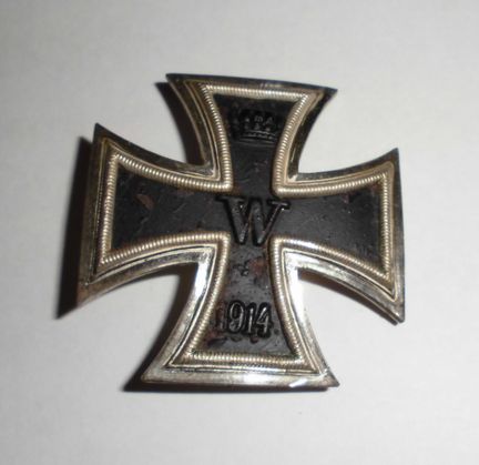 ナチスドイツ軍製造一次大戦一級鉄十字章、実物 | ナチス軍服販売 BW 
