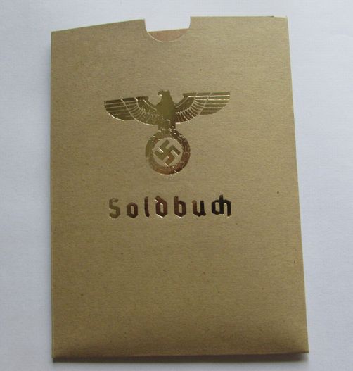 ナチスドイツ国防軍軍隊手帳(紙ケース付き)、レプリカ | ナチス軍服