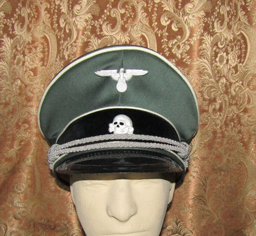 ナチスドイツ軍武装SS将校制帽、EREL | ナチス軍服販売 BWドイツ軍服